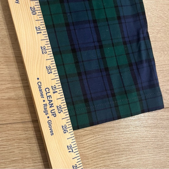 NWT Vineyard Vines Boys Breaker Pants Charleston Green Plaid Size 14 - Picture 2 of 6